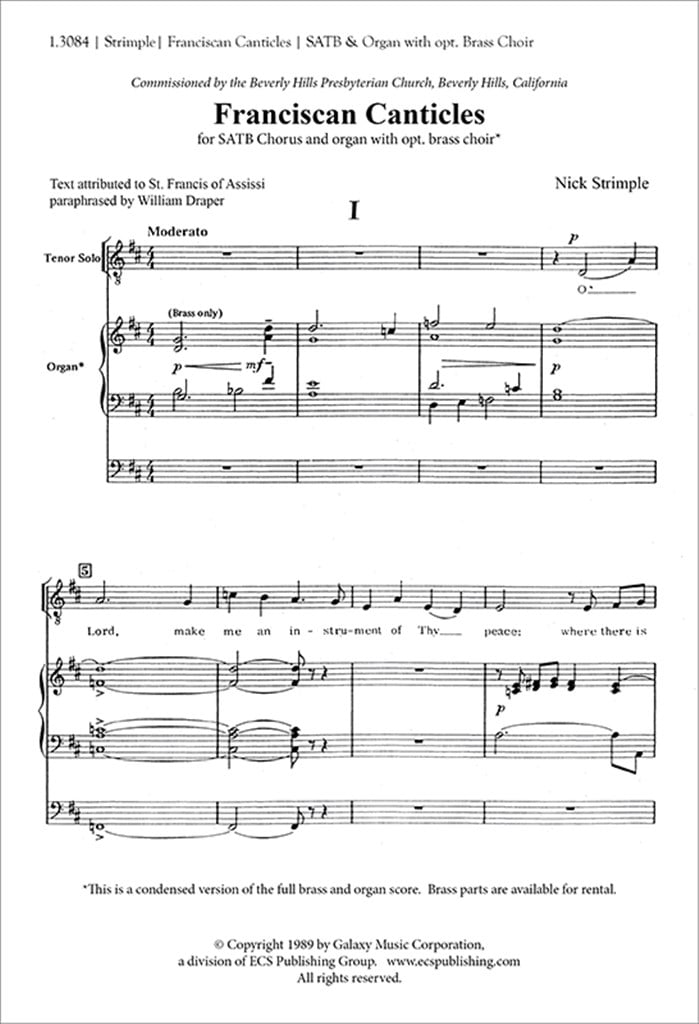 Franciscan Canticles